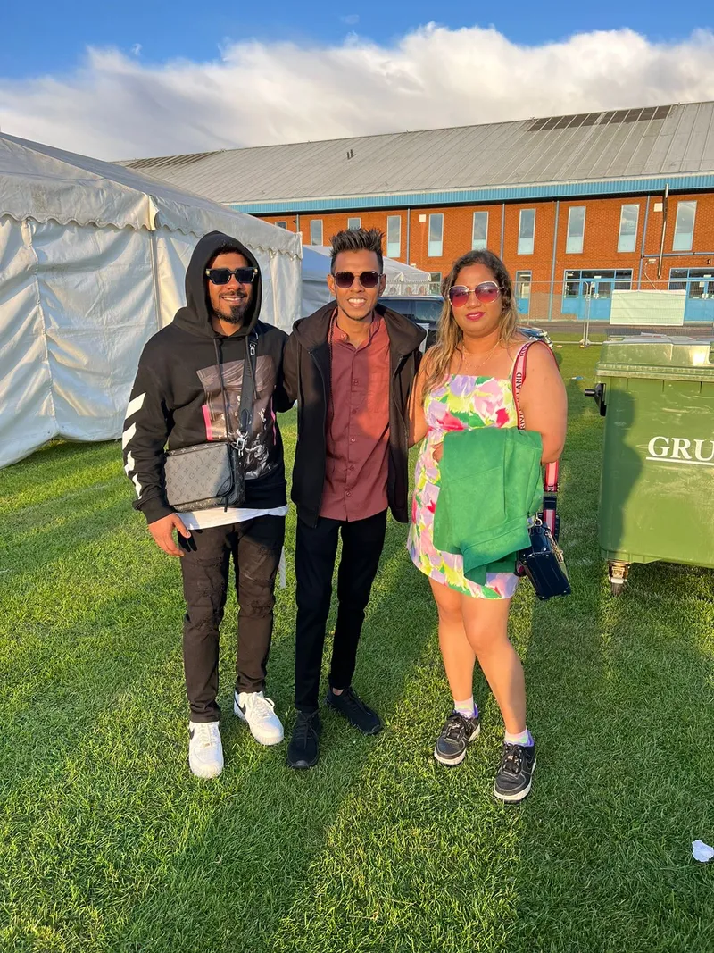 Glendy- Dj Salmino- Alisha rodrigues- World Goa Day event in the UK.