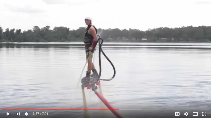 Flyboarding instruction
