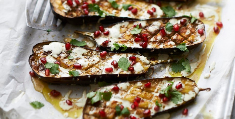 Grilled Eggplant with Tahini