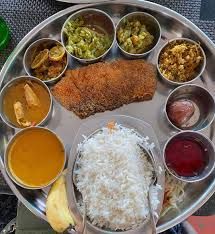 Bluemoon restaurant- fish thalis in Goa- Seafood Thali