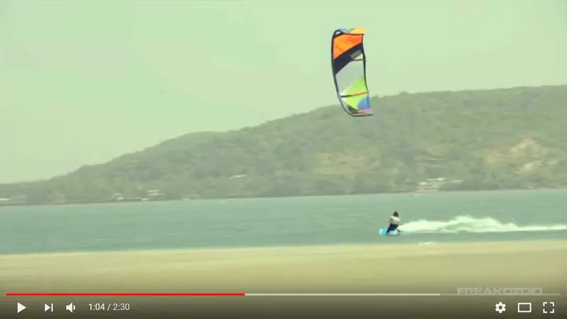 Kitesurfing