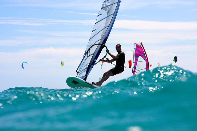 Watersports in Goa - wind surfing in Goa